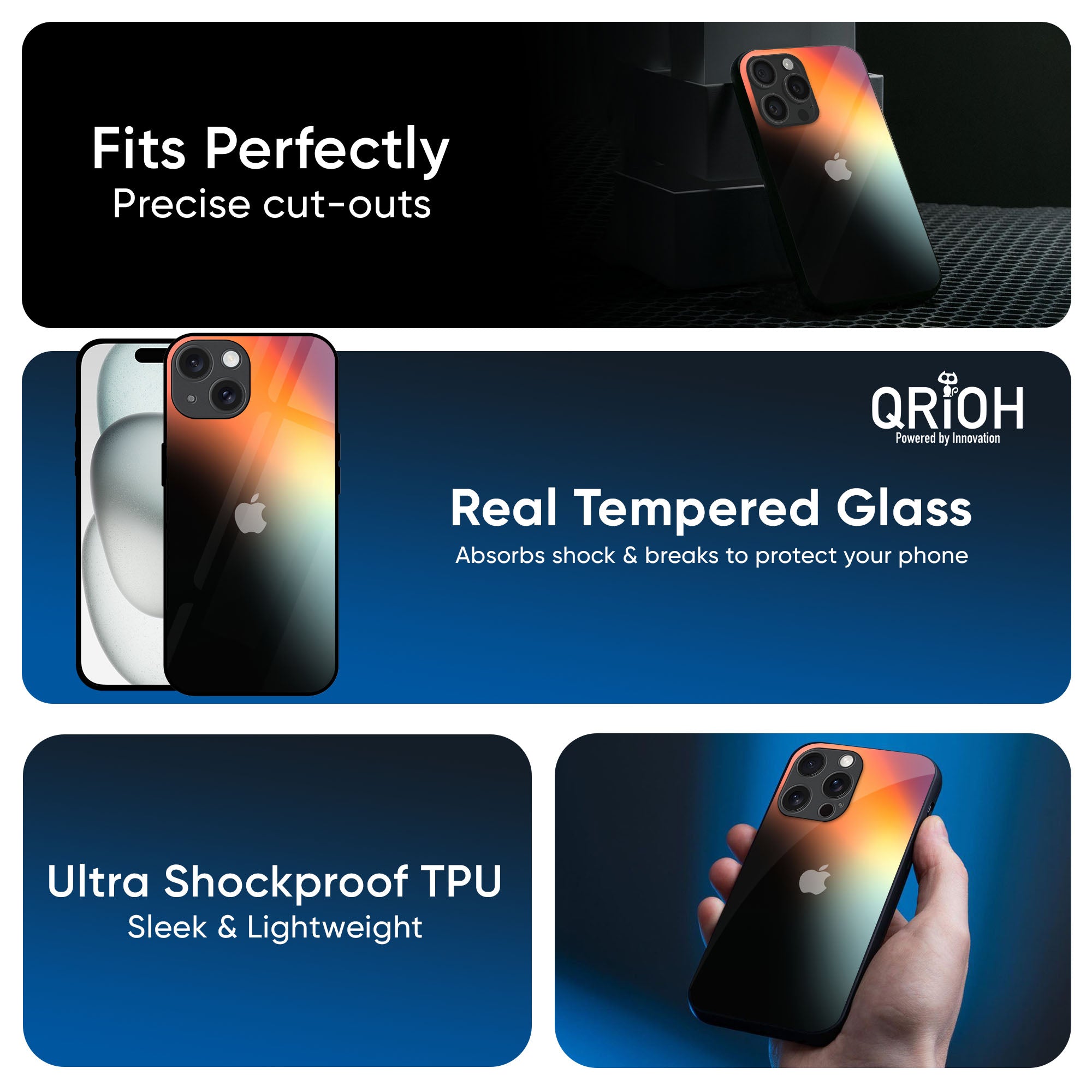 Spectrum Glass Case for iPhone 16 Pro Max