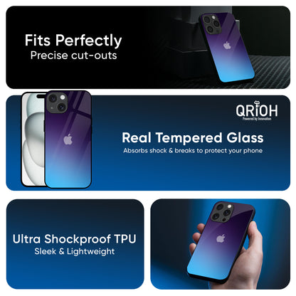 Dark Ocean Glass Case for iPhone 16 Pro Max