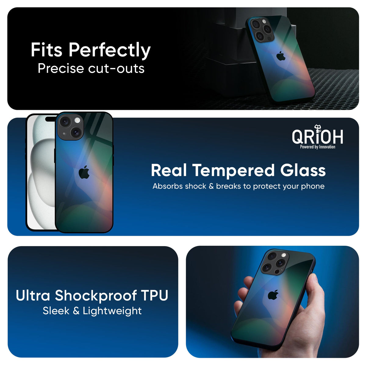 Forecasting Ocean Glass Case for iPhone 17 Pro Max
