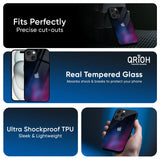 Pink Smudge Glass Case for iPhone 16