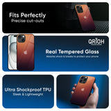 Sunset Background Glass Case for iPhone 17 Pro Max