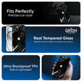 Galaxy Art Glass Case for iPhone 17