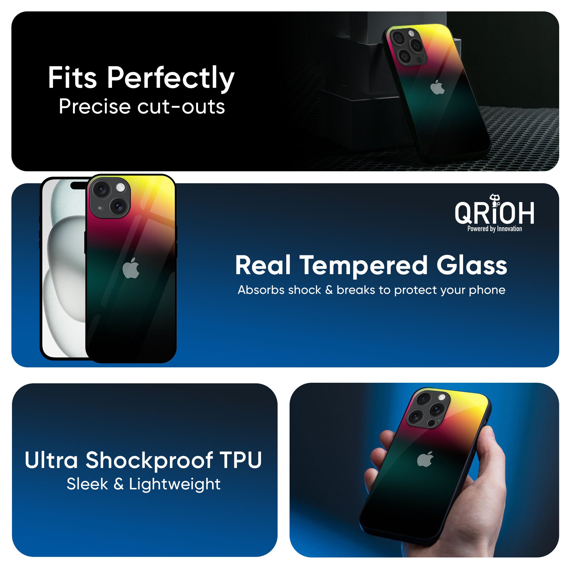 Sunland Gradient Glass Case for iPhone 16 Pro Max