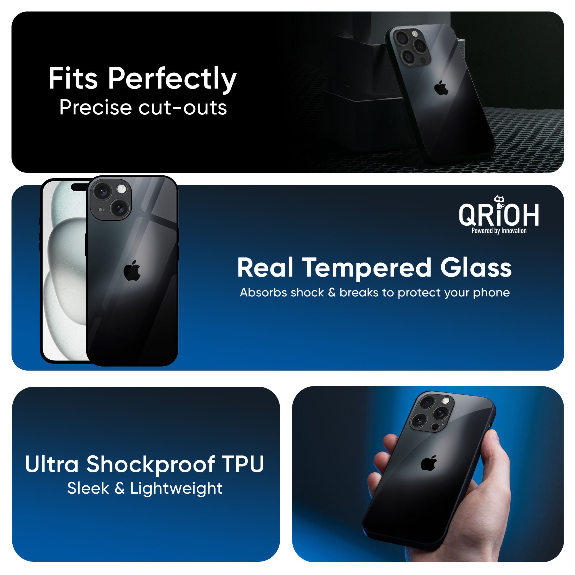 Sky Flow Glass Case for iPhone 16 Pro Max