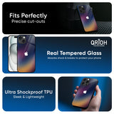 Strippy Ocean Glass Case for iPhone 16