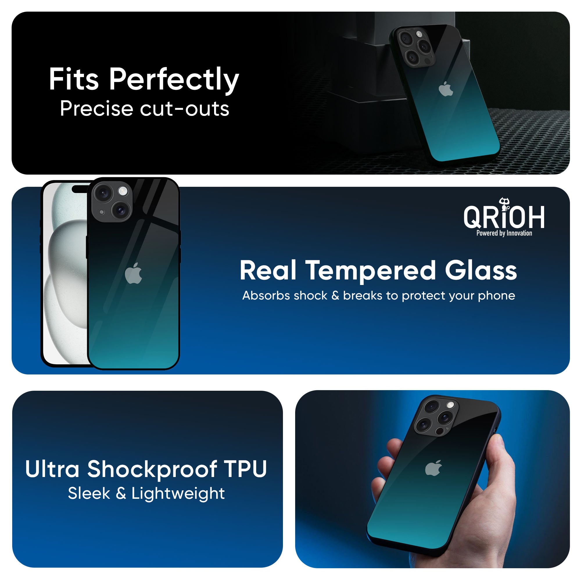 Ultramarine Glass Case for iPhone 16 Pro Max