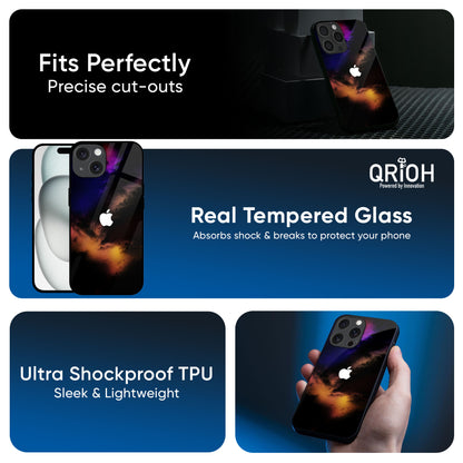Danger Galaxy Glass Case for iPhone 16 Pro Max