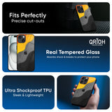 Dusty Color Waves Glass Case for iPhone 16 Pro Max