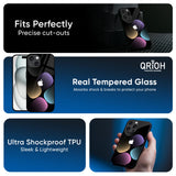 Color Icon Glass Case for iPhone 16 Plus