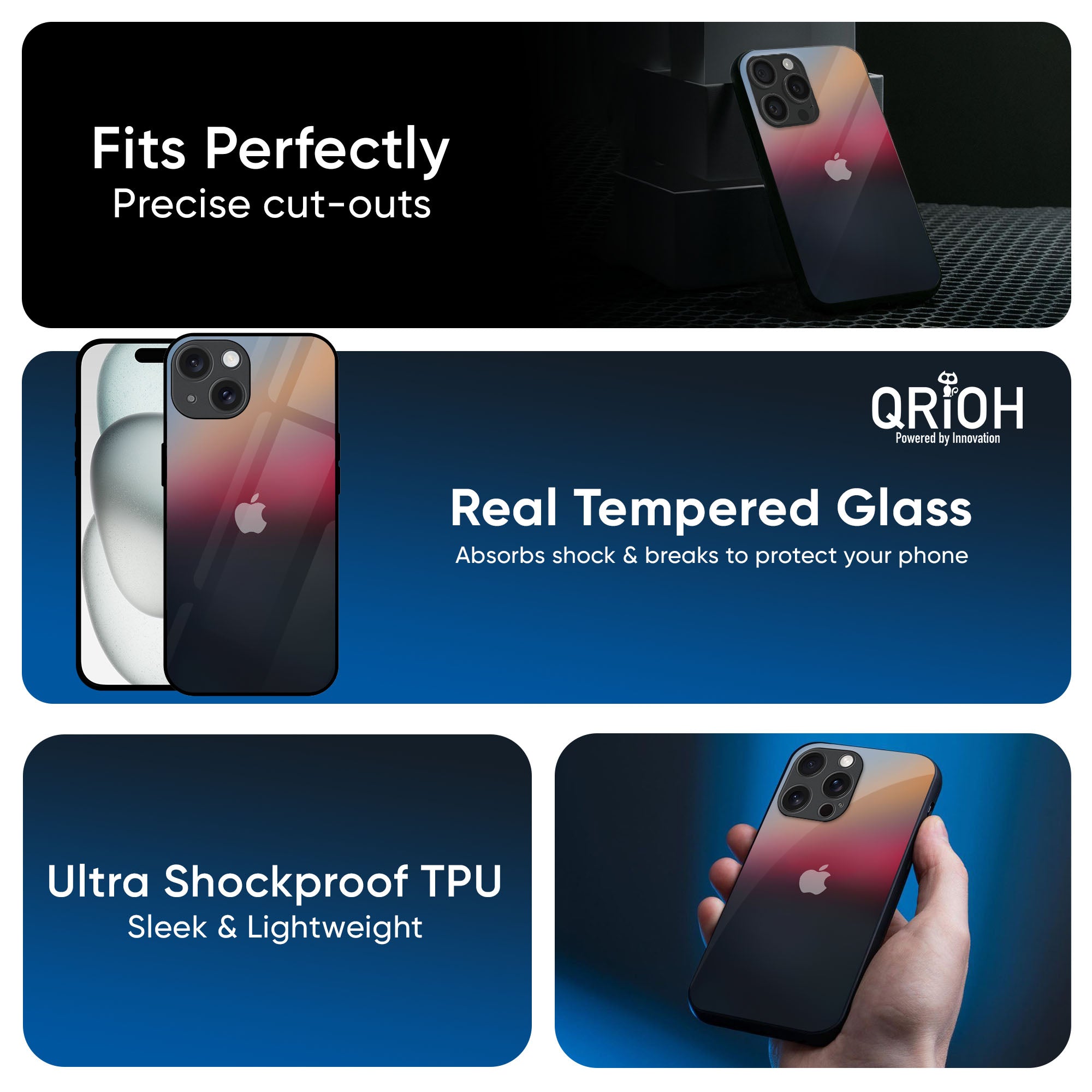 Ocean View Glass Case for iPhone 16 Pro Max