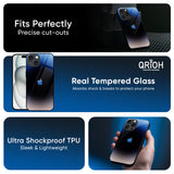 Evil Blue Glass Case for iPhone 16 Plus