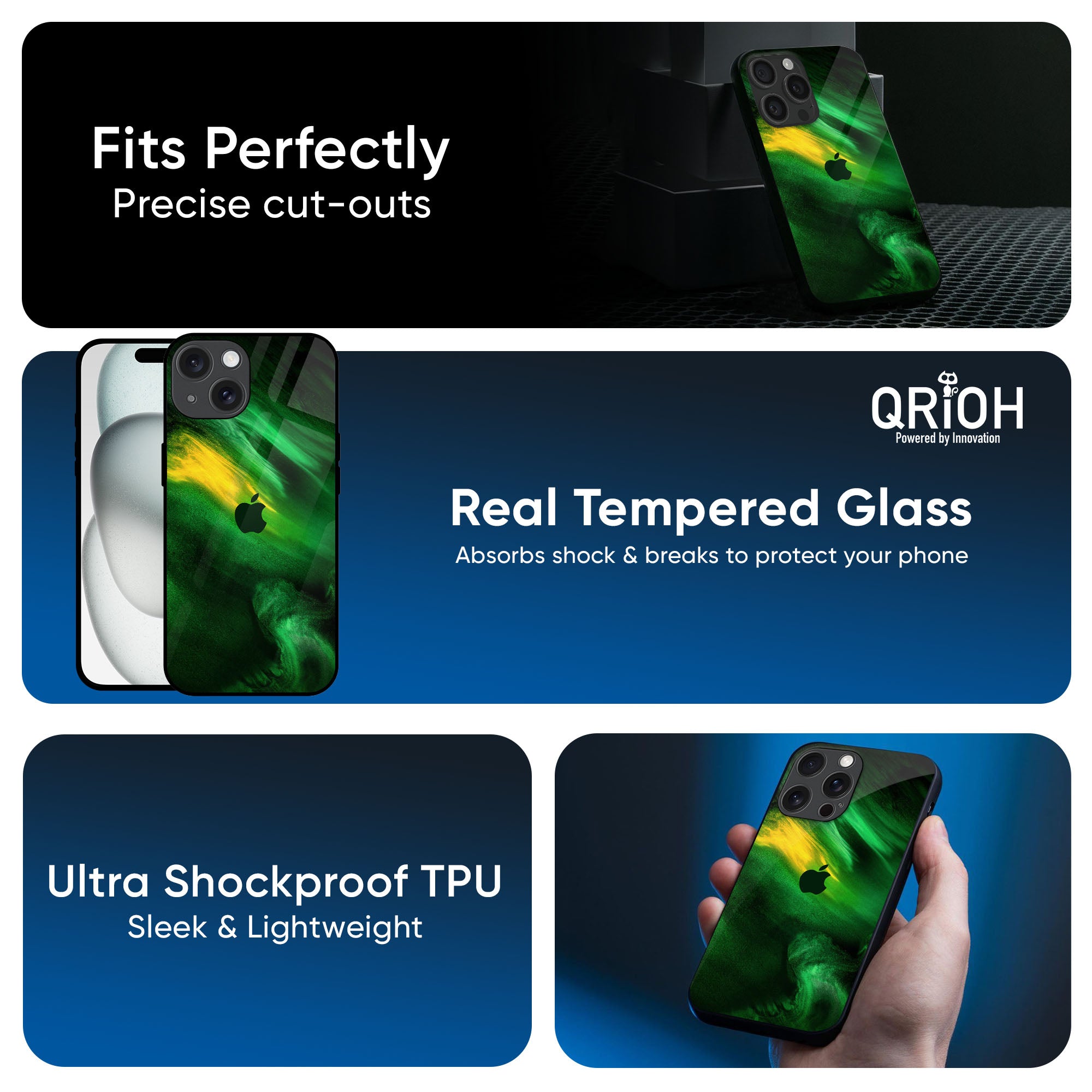 Forest Galaxy Glass Case for iPhone 16 Pro Max