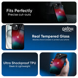 Mystere Red Glass Case for iPhone 16 Plus
