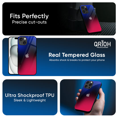 Mesmerizing Gradient Glass Case for iPhone 16 Pro Max