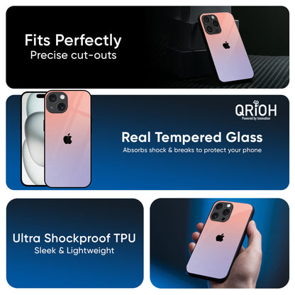 Dawn Gradient Glass Case for iPhone 16 Pro Max