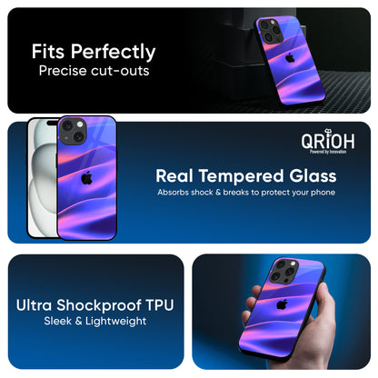 Colorful Dunes Glass Case for iPhone 16 Pro Max