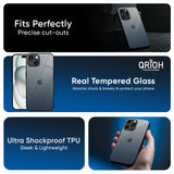 Smokey Grey Color Glass Case For iPhone 16 Plus