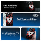 Quantum Suit Glass Case For iPhone 16