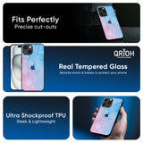 Mixed Watercolor Glass Case for iPhone 16
