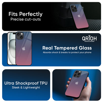 Pastel Gradient Glass Case for iPhone 16 Pro Max
