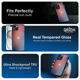 Dusty Multi Gradient Glass Case for iPhone 16