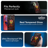 Angry Baby Super Hero Glass Case for Motorola G45 5G