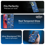Blue Cheetah Glass Case for Motorola Edge 50 Neo 5G