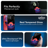 Retro Astronaut Glass Case for Motorola Edge 50 Neo 5G