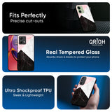 Marble Collage Art Glass Case For Motorola Edge 50 5G