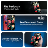 Floral Bunch Glass Case For Motorola Edge 50 Neo 5G