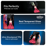 Fashion Princess Glass Case for Motorola G85 5G