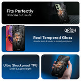 Devil Lion Glass Case for Motorola Edge 50 5G