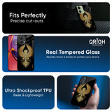 Mythical Phoenix Art Glass Case for Motorola Edge 50 5G