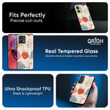 Abstract Faces Glass Case for Motorola Edge 50 5G