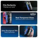 Dark Grunge Glass Case for Motorola Edge 50 5G