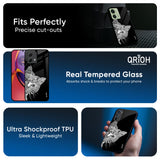 Kitten Mandala Glass Case for Motorola Edge 50 5G