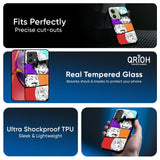 Anime Sketch Glass Case for Motorola G45 5G
