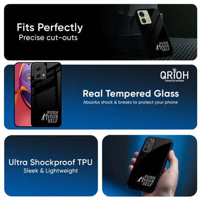 Push Your Self Glass Case for Motorola Edge 50 5G