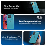 Oceanic Turquiose Glass Case for Motorola Edge 50 Neo 5G