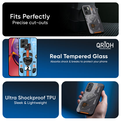 Race Laboratory Glass Case for Motorola G45 5G
