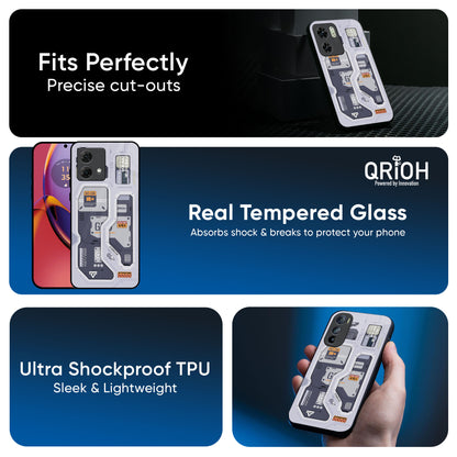 Tech Savvy Glass Case for Motorola G84 5G