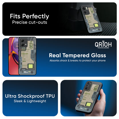 Art Station Glass Case for Motorola G45 5G