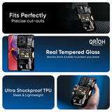 Exposed Parts Glass Case for Motorola G45 5G