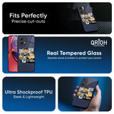 Adventurous Bear Glass Case for Motorola G45 5G
