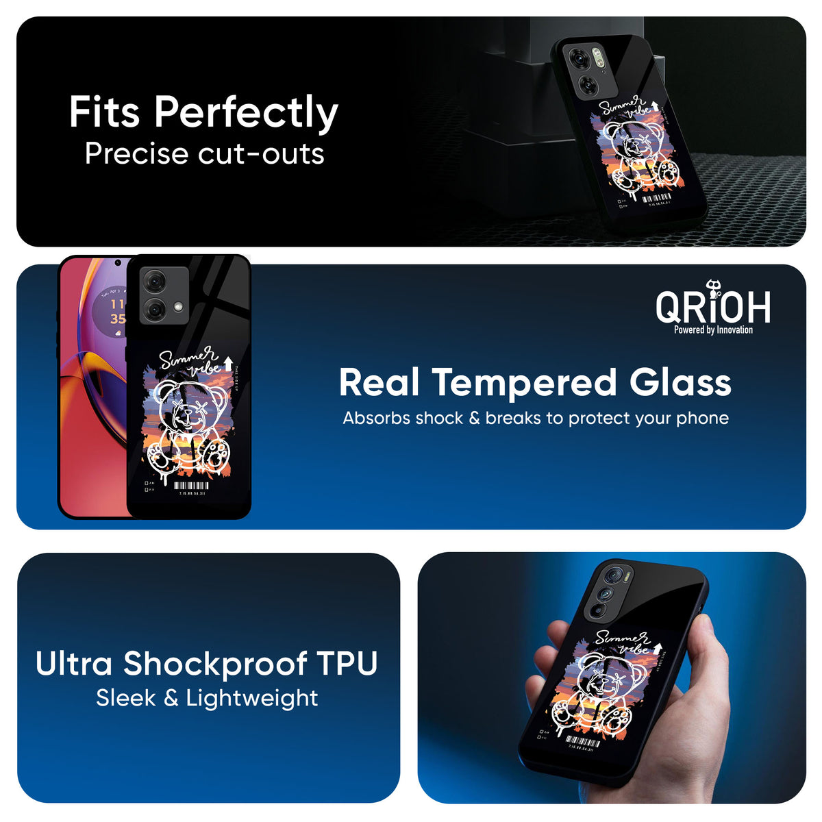 Summer Vibe Glass Case for Motorola G35 5G