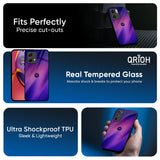 Pink Thunder Glass Case for Motorola G85 5G