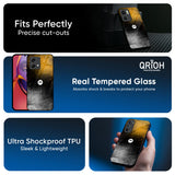 Gold Gradient Glass Case for Motorola G45 5G