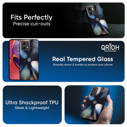 Colorful Illusion Glass Case for Motorola G85 5G