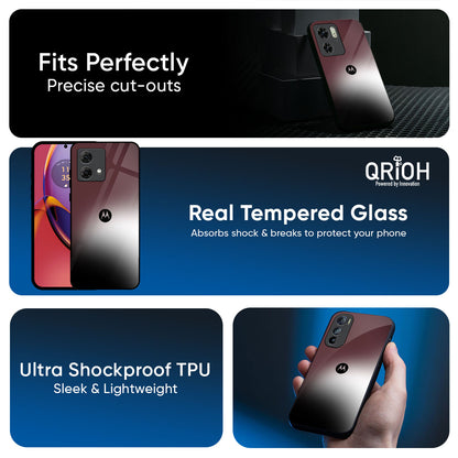 Soft Blur Glass Case for Motorola G35 5G