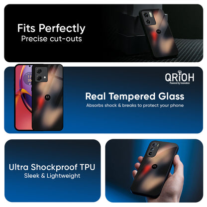 Dark Gradient Glass Case for Motorola G35 5G